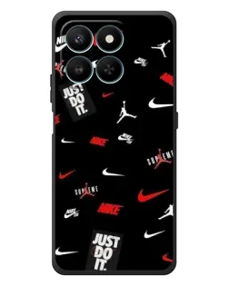 Чехол для Huawei Honor 400 Smart с картинкой «Nike Mix Pattern»