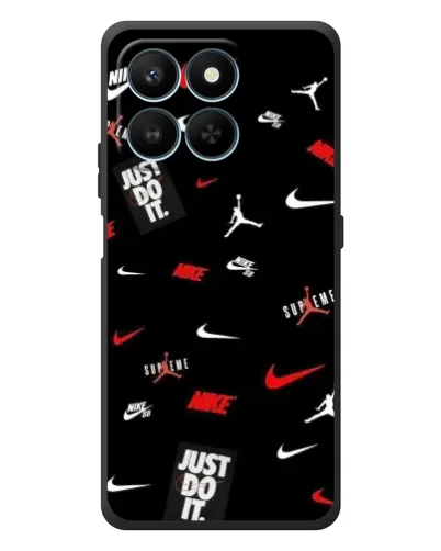 Чехол для Huawei Honor 400 Smart с картинкой «Nike Mix Pattern»