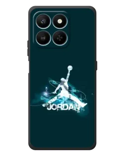 Чехол для Huawei Honor 400 Smart с картинкой «Jordan Blue Fire»