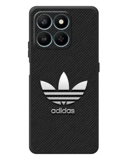 Чехол для Huawei Honor 400 Smart с картинкой «Adidas Карбоновая текстура»