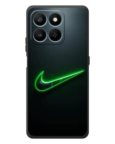 Чехол для Huawei Honor 400 Smart с картинкой «Неоновый контур Nike»