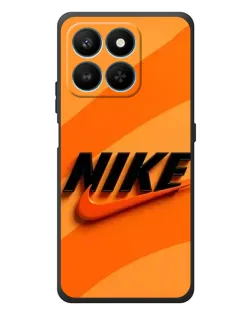 Чехол для Huawei Honor 400 Smart с картинкой «Оранжевый драйв Nike»