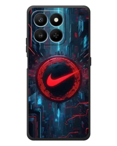 Чехол для Huawei Honor 400 Smart с картинкой «Техногенный стиль Nike»