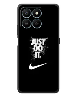 Чехол для Huawei Honor 400 Smart с картинкой «Текстовый принт Nike»