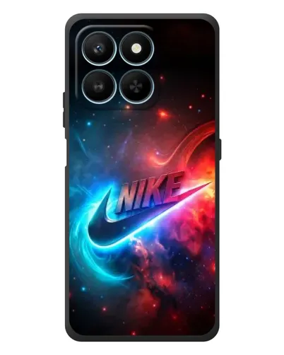 Чехол для Huawei Honor 400 Smart с картинкой «Огненный логотип Nike»