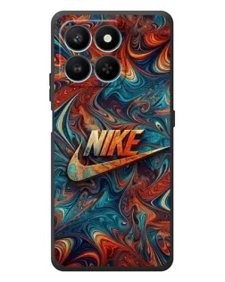 Чехол для Huawei Honor 400 Smart с картинкой «Nike в абстракции»