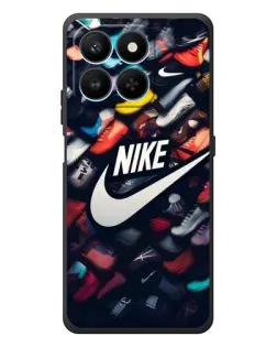Чехол для Huawei Honor 400 Smart с картинкой «Коллекция кроссовок Nike»