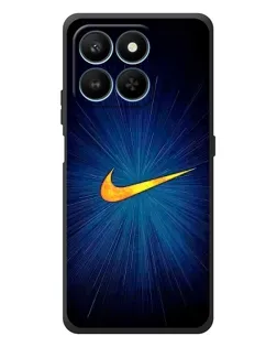 Чехол для Huawei Honor 400 Smart с картинкой «Синий пульс Nike»