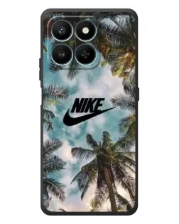 Чехол для Huawei Honor 400 Smart с картинкой «Тропический принт Nike»