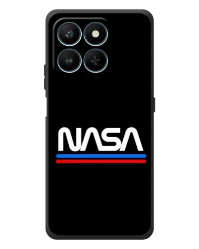 Чехол для Huawei Honor 400 Smart с картинкой «NASA — классика Red Blue»