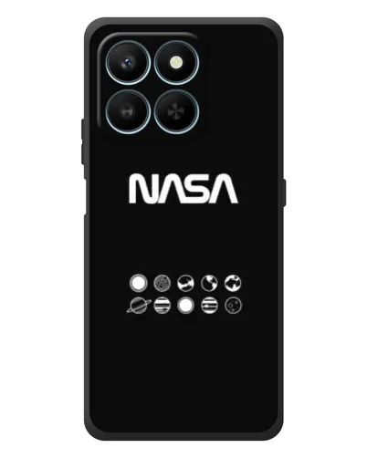 Чехол для Huawei Honor 400 Smart с картинкой «NASA — технический принт»