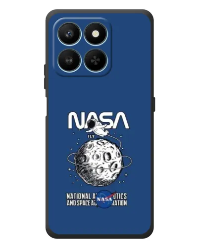 Чехол для Huawei Honor 400 Smart с картинкой «NASA — лунная миссия»
