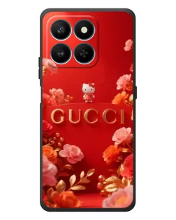 Чехол для Huawei Honor 400 Smart с картинкой «Gucci — золотой сад»