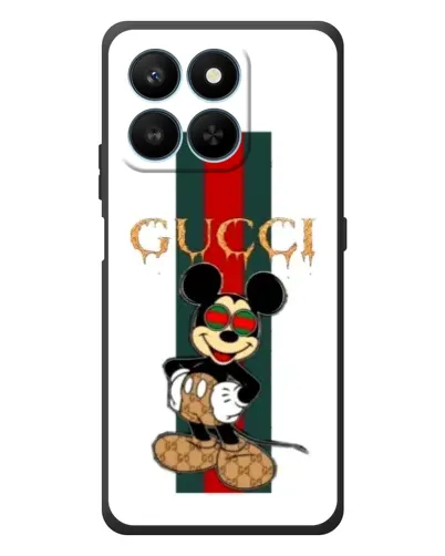 Чехол для Huawei Honor 400 Smart с картинкой «Микки Маус Gucci — полосы»