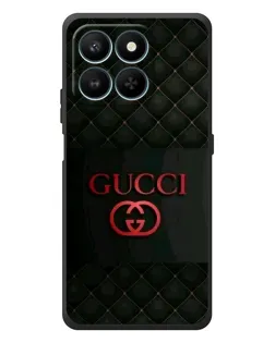 Чехол для Huawei Honor 400 Smart с картинкой «Gucci — стеганый черный»