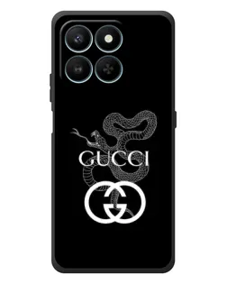 Чехол для Huawei Honor 400 Smart с картинкой «Gucci — серебряная змея»