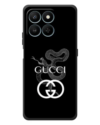 Чехол для Huawei Honor 400 Smart с картинкой «Gucci — серебряная змея»