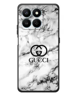 Чехол для Huawei Honor 400 Smart с картинкой «Gucci — мраморный шик»