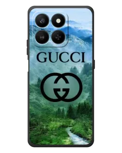 Чехол для Huawei Honor 400 Smart с картинкой «Gucci — горный пейзаж»