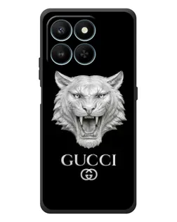 Чехол для Huawei Honor 400 Smart с картинкой «Gucci — серебряный лев»