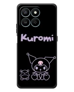 Чехол для Huawei Honor 400 Smart с картинкой «Kuromi — черный минимализм» Чехол для Huawei Honor 400 Smart с картинкой «Kuromi — черный минимализм»