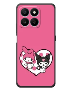 Чехол для Huawei Honor 400 Smart с картинкой «Kuromi и My Melody» Чехол для Huawei Honor 400 Smart с картинкой «Kuromi и My Melody»