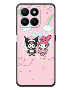 Чехол для Huawei Honor 400 Smart с картинкой «My Melody и Kuromi» Чехол для Huawei Honor 400 Smart с картинкой «My Melody и Kuromi»