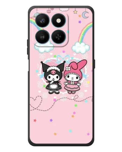 Чехол для Huawei Honor 400 Smart с картинкой «My Melody и Kuromi»