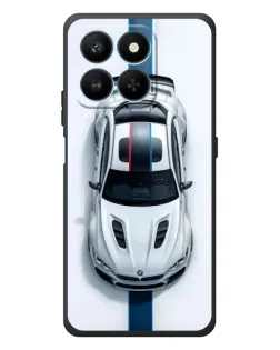 Чехол для Huawei Honor 400 Smart с картинкой «Вид сверху — BMW M»