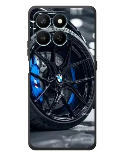 Чехол для Huawei Honor 400 Smart с картинкой «Колесо BMW вблизи»
