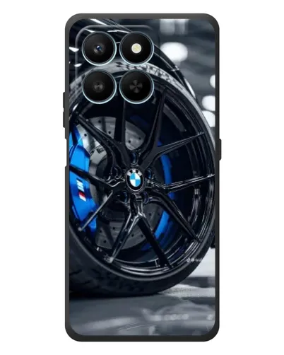 Чехол для Huawei Honor 400 Smart с картинкой «Колесо BMW вблизи»