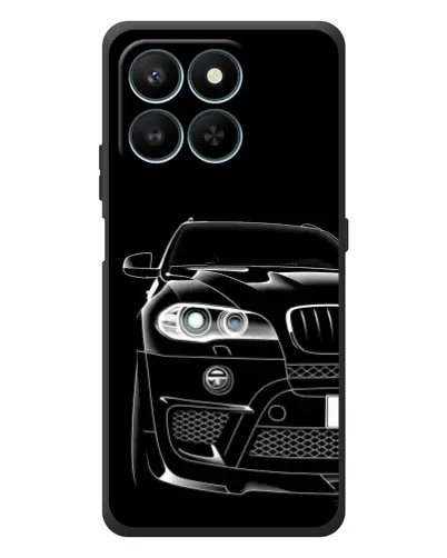 Чехол для Huawei Honor 400 Smart с картинкой «Темный силуэт BMW»