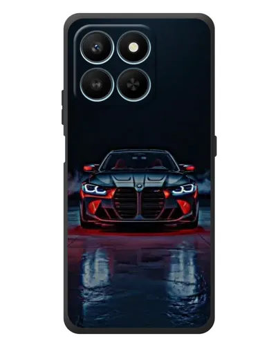 Чехол для Huawei Honor 400 Smart с картинкой «BMW на мокрой дороге»