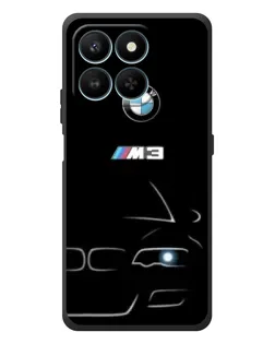 Чехол для Huawei Honor 400 Smart с картинкой «Минималистичный принт BMW M3»