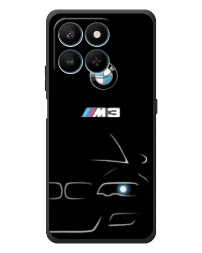 Чехол для Huawei Honor 400 Smart с картинкой «Минималистичный принт BMW M3»