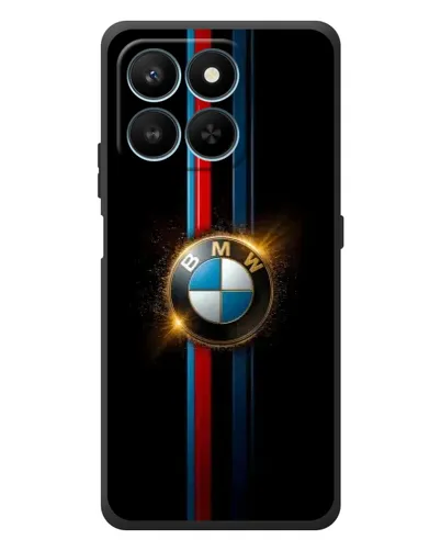 Чехол для Huawei Honor 400 Smart с картинкой «BMW M-Power неон»
