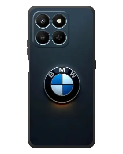 Чехол для Huawei Honor 400 Smart с картинкой «Логотип BMW — минимализм»