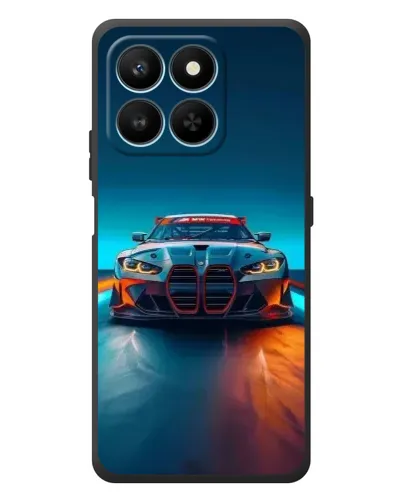 Чехол для Huawei Honor 400 Smart с картинкой «BMW — огни неона» Чехол для Huawei Honor 400 Smart с картинкой «BMW — огни неона»