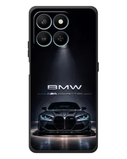 Чехол для Huawei Honor 400 Smart с картинкой «BMW сквозь ночной город»