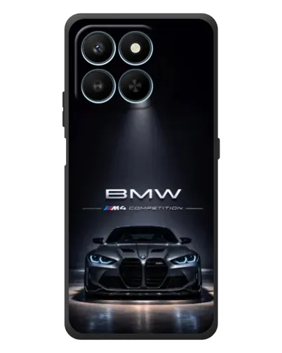 Чехол для Huawei Honor 400 Smart с картинкой «BMW сквозь ночной город» Чехол для Huawei Honor 400 Smart с картинкой «BMW сквозь ночной город»