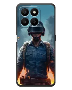 Чехол для Huawei Honor 400 Smart с картинкой «PUBG — реалистичный герой»