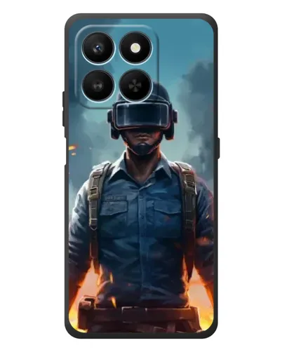 Чехол для Huawei Honor 400 Smart с картинкой «PUBG — реалистичный герой»