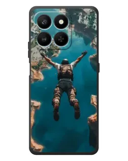 Чехол для Huawei Honor 400 Smart с картинкой «PUBG — свободное падение»