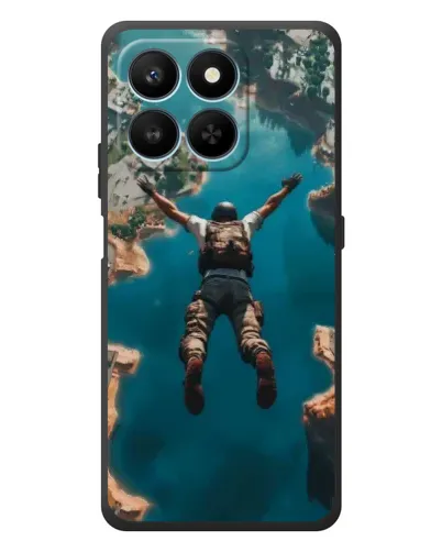 Чехол для Huawei Honor 400 Smart с картинкой «PUBG — свободное падение»