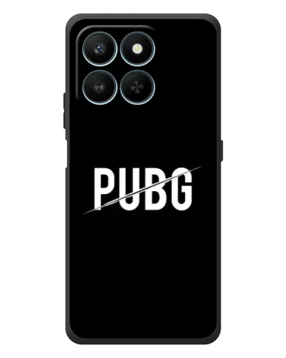 Чехол для Huawei Honor 400 Smart с картинкой «PUBG — белый логотип»