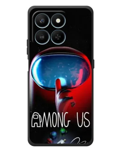 Чехол для Huawei Honor 400 Smart с картинкой «Красный импостер — макро» Чехол для Huawei Honor 400 Smart с картинкой «Красный импостер — макро»
