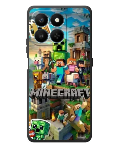 Чехол для Huawei Honor 400 Smart с картинкой «Замок Minecraft»