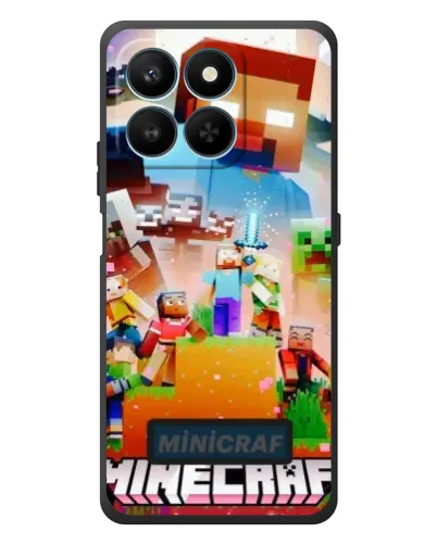 Чехол для Huawei Honor 400 Smart с картинкой «Minecraft герои игры»