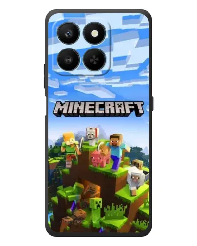 Чехол для Huawei Honor 400 Smart с картинкой «Minecraft классический мир»