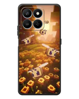 Чехол для Huawei Honor 400 Smart с картинкой «Поле подсолнухов»